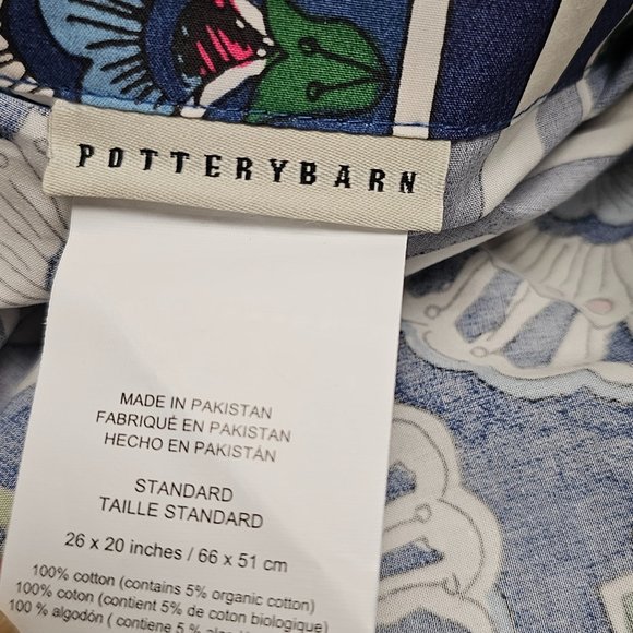 Pottery Barn Soleil Bedding Sheet Set King Duvet Cover 2 Standard Pillow Cases - Picture 13 of 14